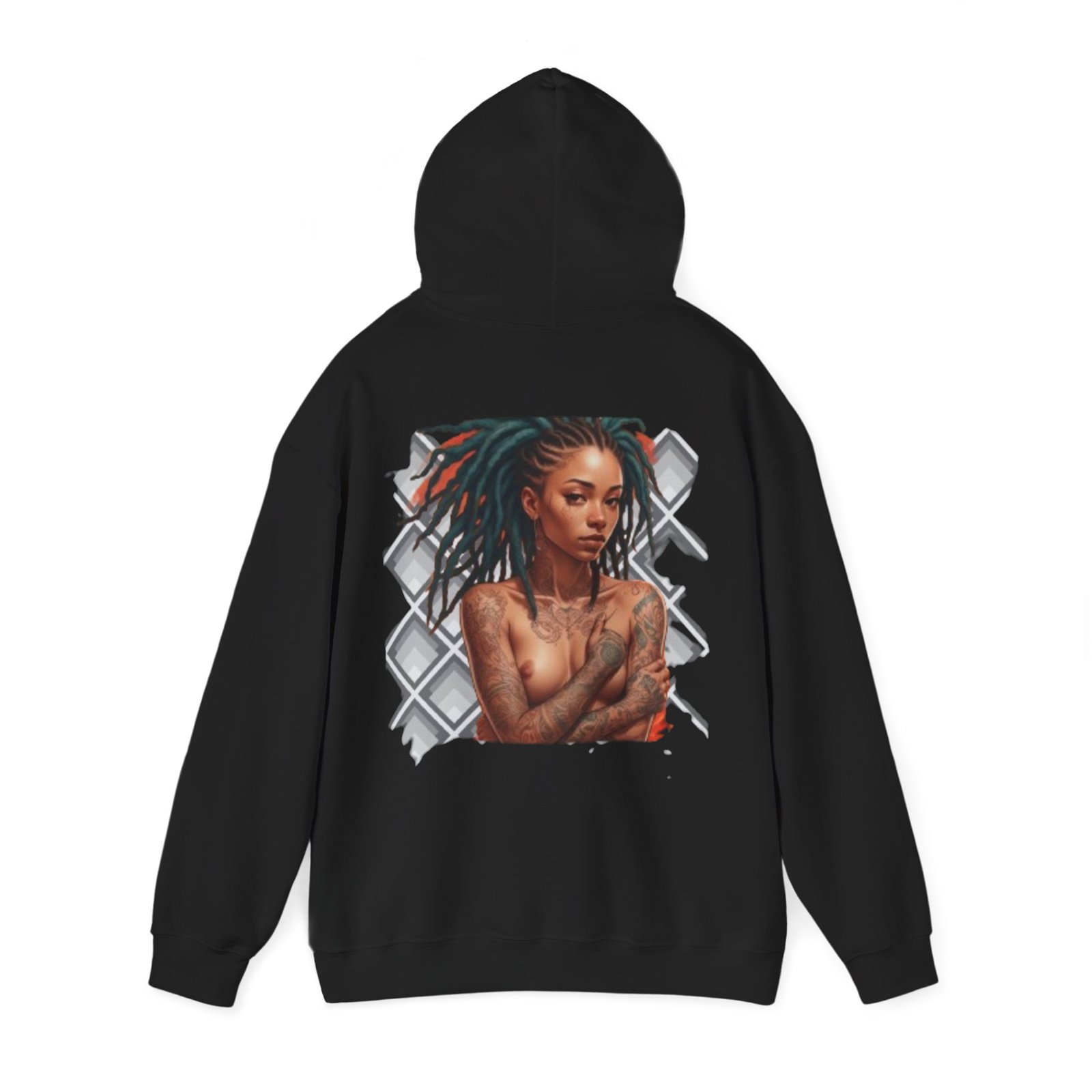 Dreadlocks Unisex Heavy Blend™ Hooded Sweatshirt - Image 11