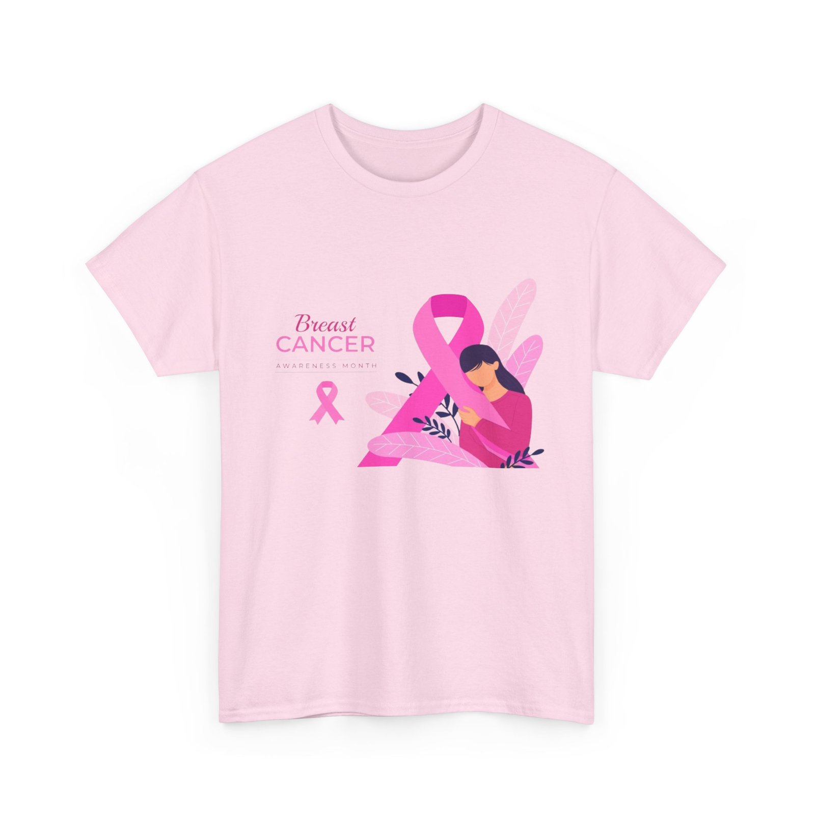 Breast Cancer Awareness Unisex Heavy Cotton Tee - Image 63