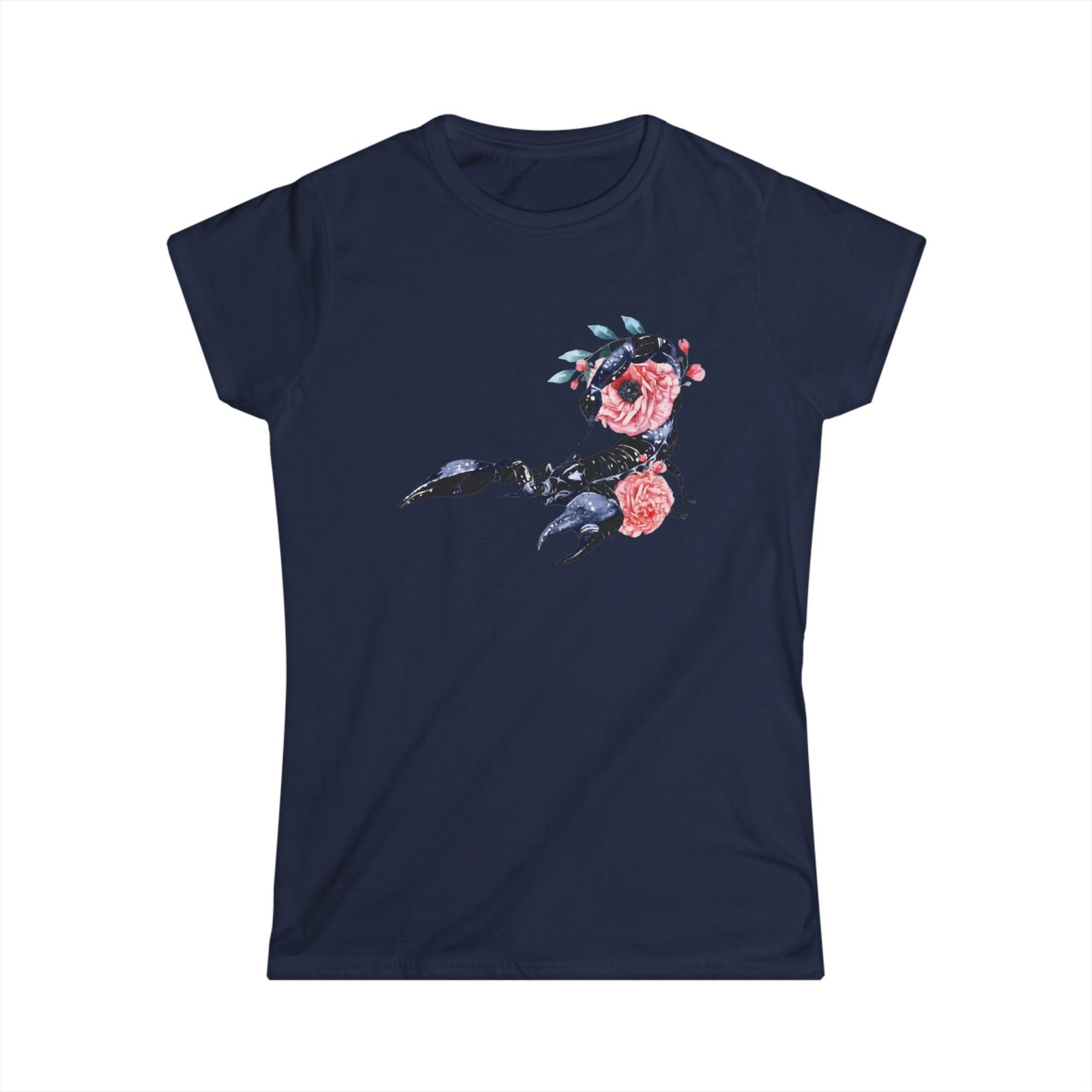 Scorpion Tattoo Soft style Tee - Image 22
