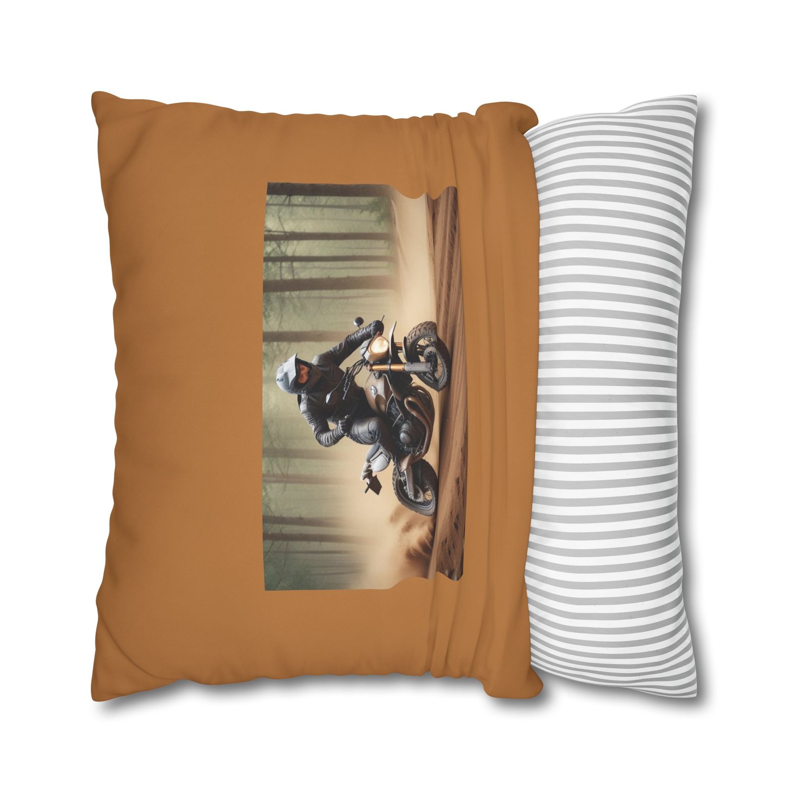 Scrambling Bikes Square Poly Canvas Pillowcase - Image 18