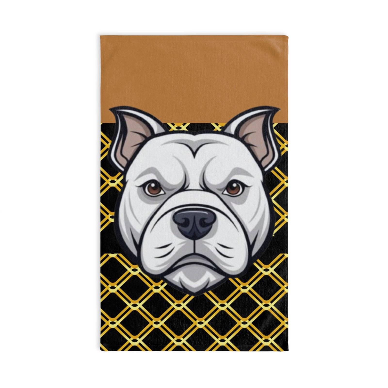 Terrier Plaid Hand Towel, Dog Lover Gift, Kitchen Decor, Pet Accessories, Unique Home Decor, Holiday Gift Idea