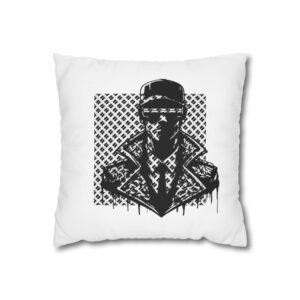 Gangster Square Poly Canvas Pillowcase