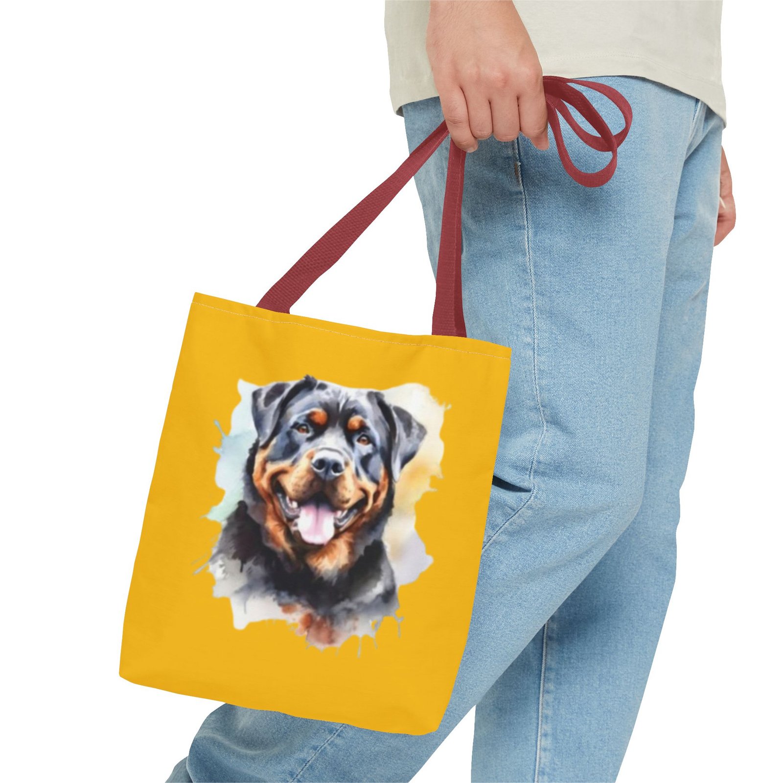 Rottweiler Dog Tote Bag - Stylish Dog Lover's Accessory - Image 7