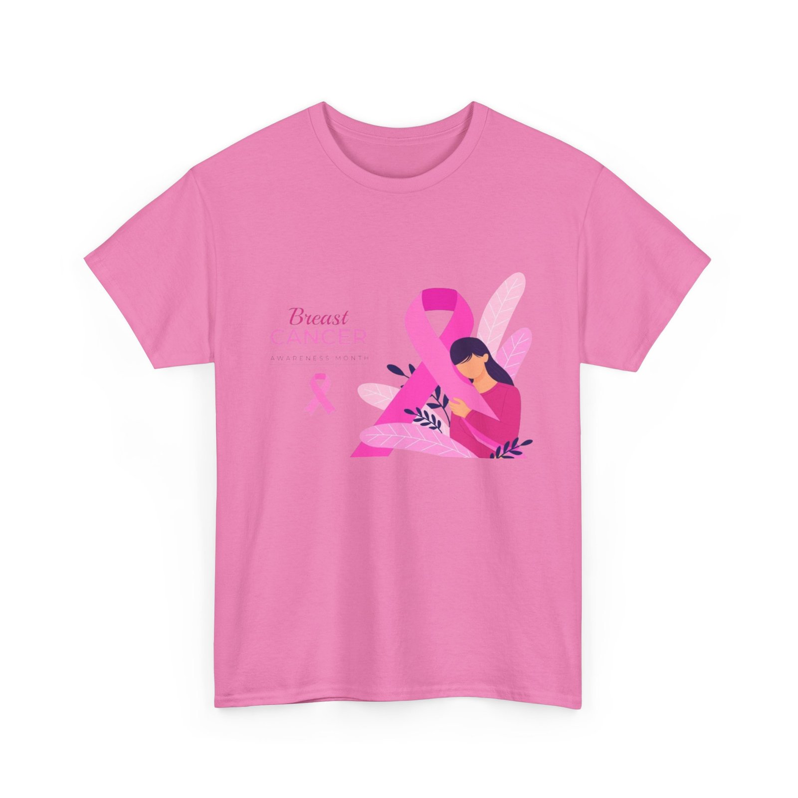 Breast Cancer Awareness Unisex Heavy Cotton Tee - Image 67