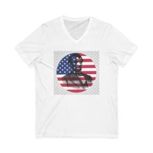 President Lincoln Unisex Jersey Short Sleeve V-Neck Tee