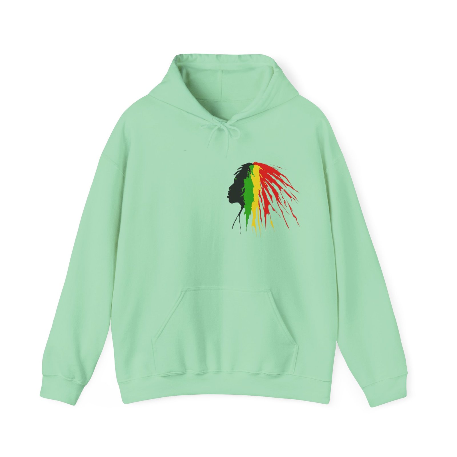 Quote Rasta Reggae Jamaica Hoodie Unisex Heavy Blend™ Hooded Sweatshirt 08 - Image 33