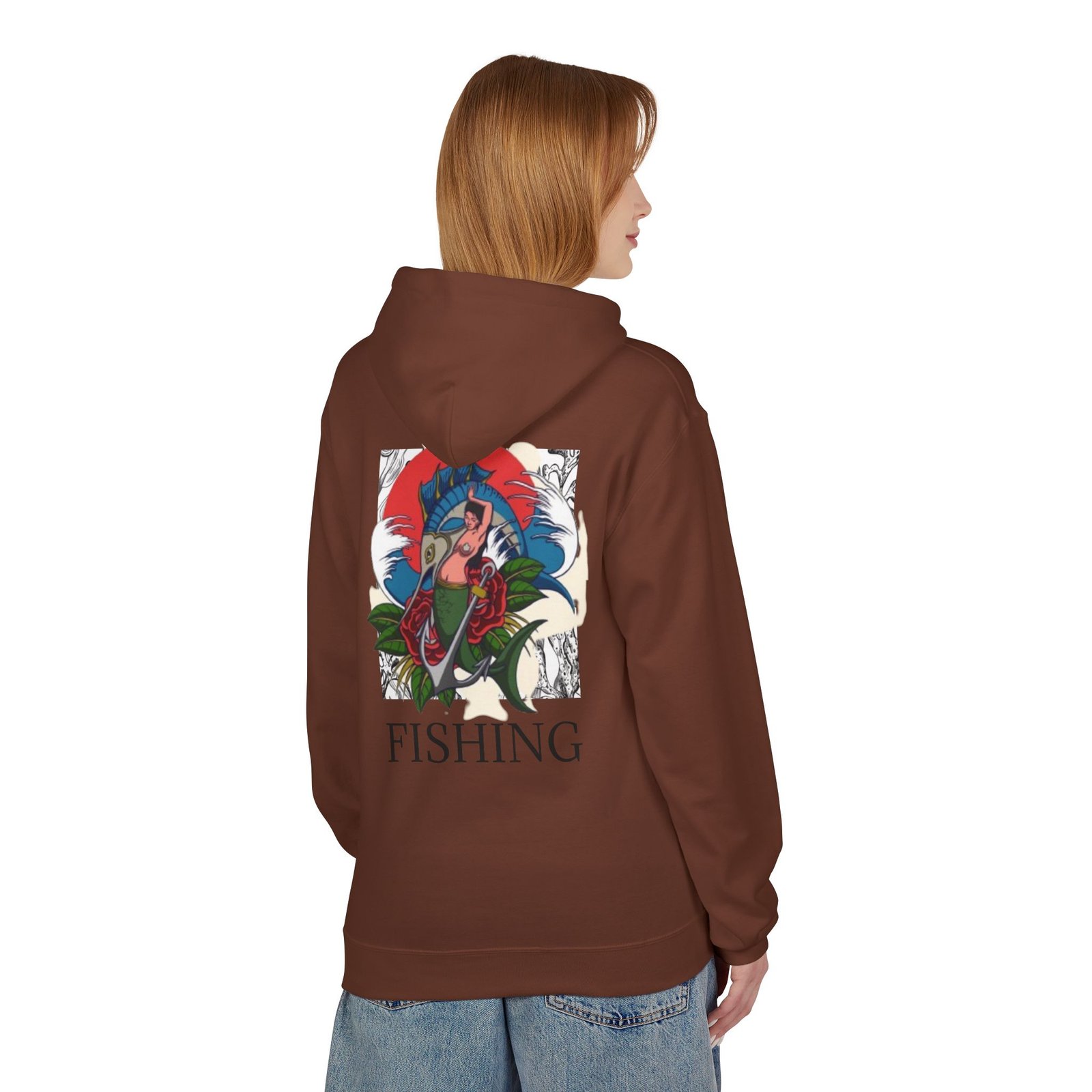 Fishing Adventure Water Sport Fleece Hoodie | Perfect Gift for Anglers, Outdoor Enthusiasts, Fishing Trips, Birthdays, and Summer - Image 8