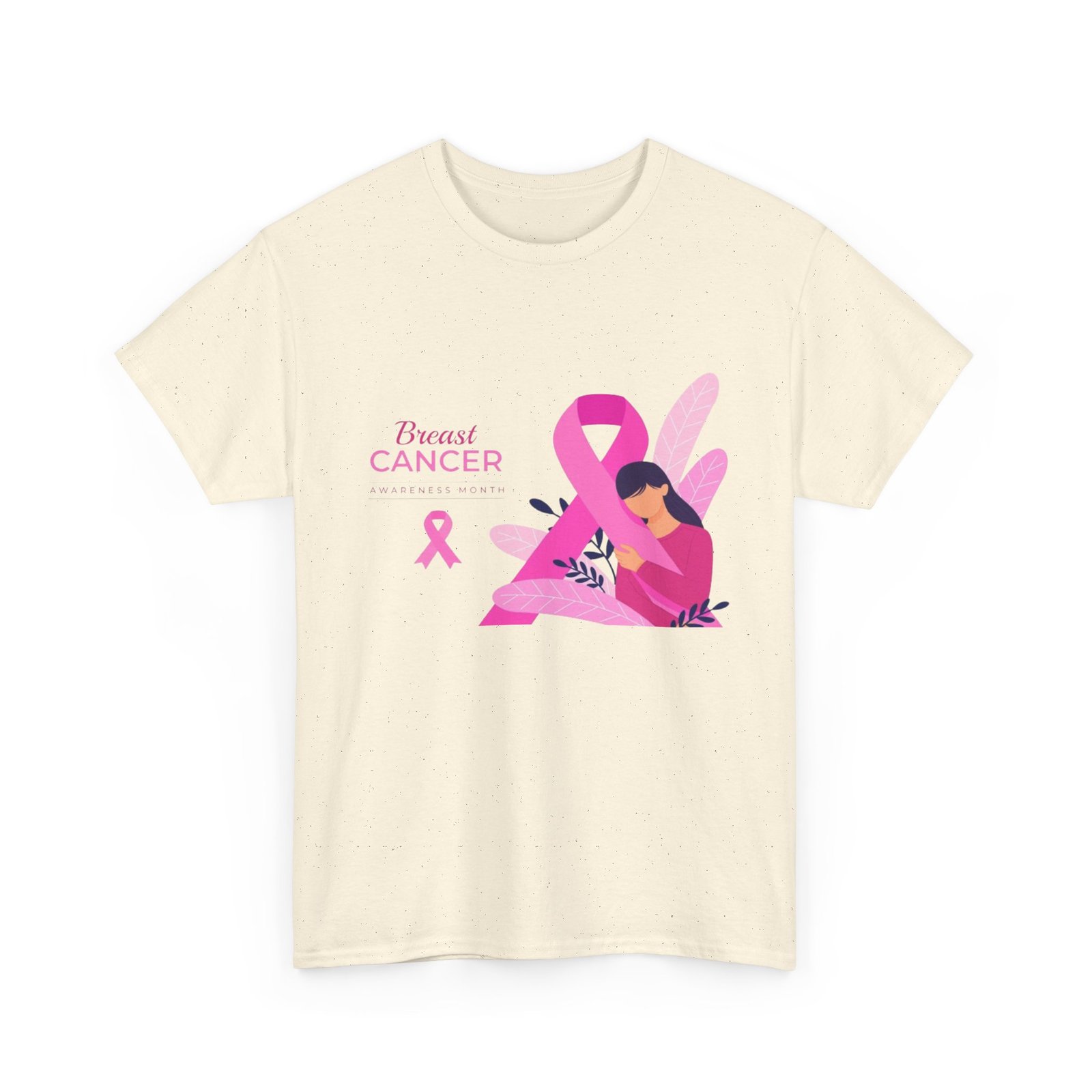 Breast Cancer Awareness Unisex Heavy Cotton Tee - Image 35