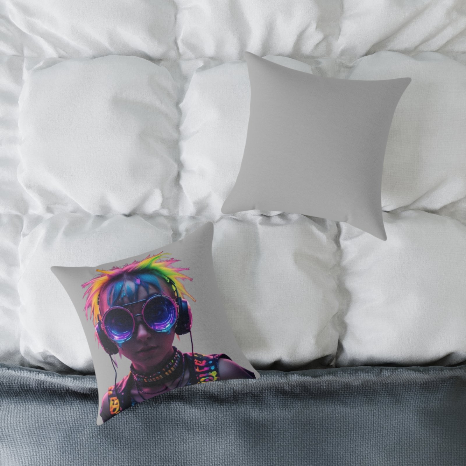 Crazy Square Poly Canvas Pillow - Image 4