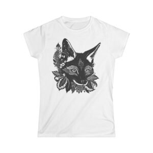 Fox Tattoo Soft  style Tshirt