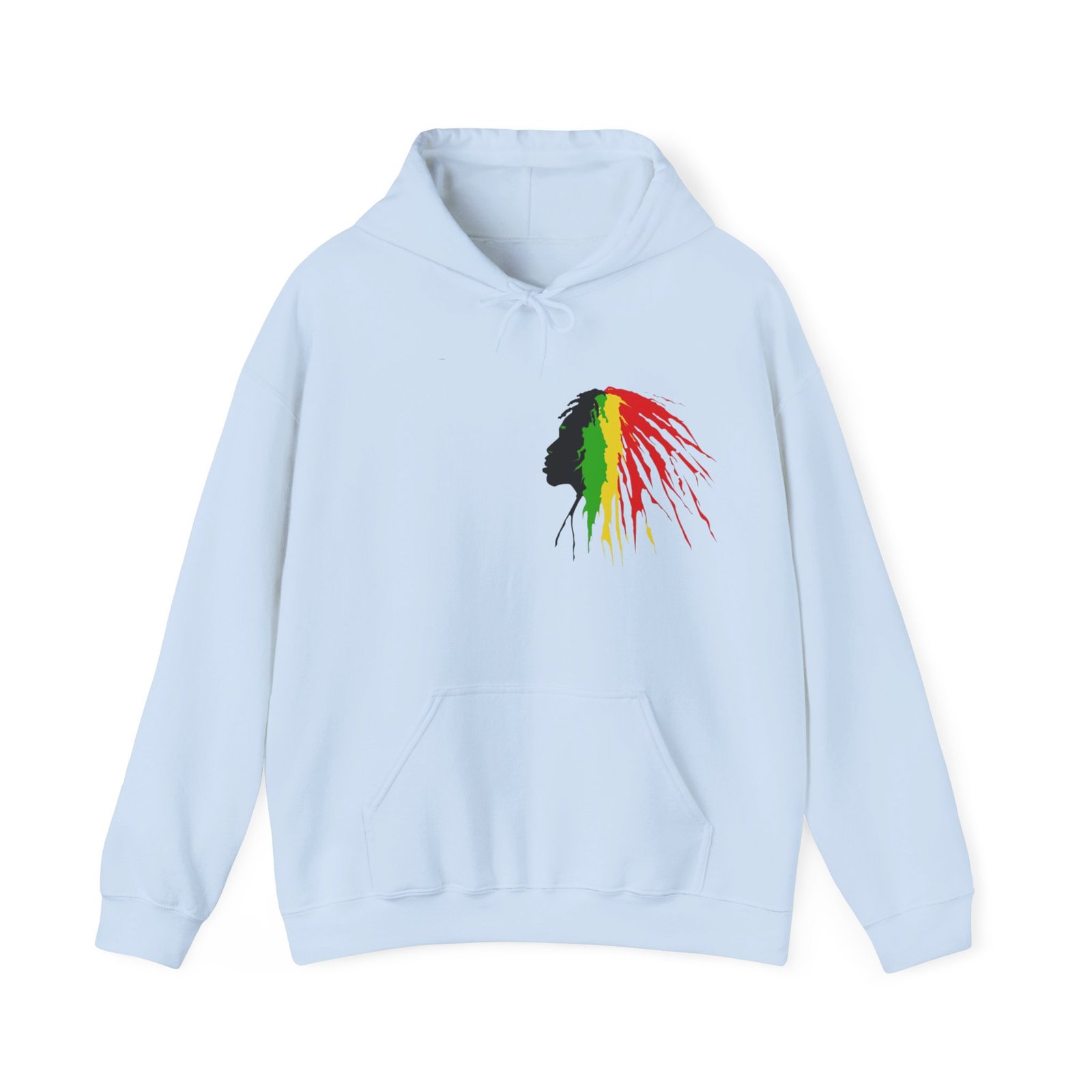 Quote Rasta Reggae Jamaica Hoodie Unisex Heavy Blend™ Hooded Sweatshirt 08 - Image 45