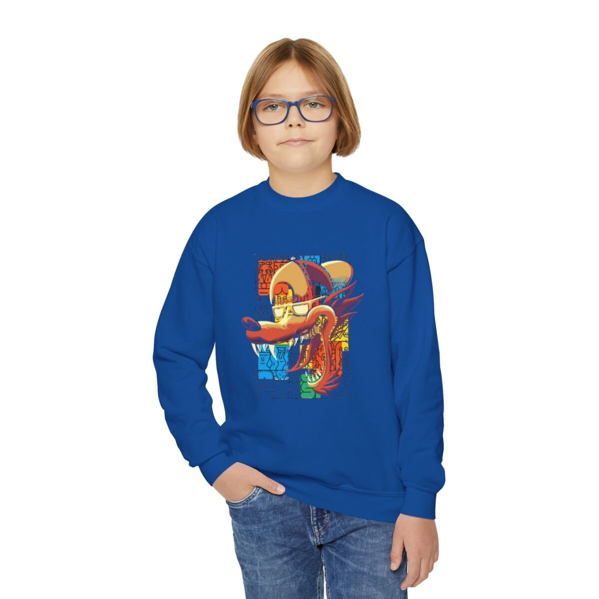 Another Level Brand Youth Crewneck Sweatshirt - Image 19