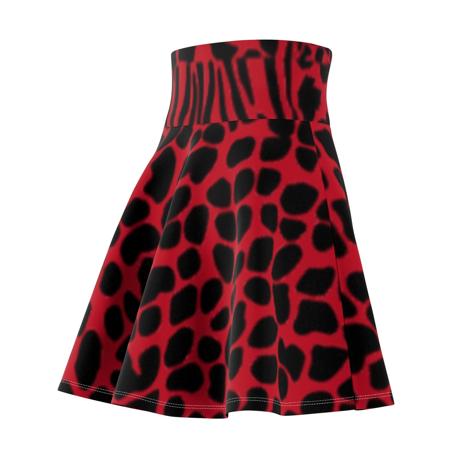 Print Women's Skater Skirt - Boho Chic Style for Spring & Summer - Image 4