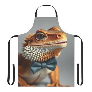 Bearded Dragon  Apron | 5-Color Straps | Perfect for Cooking, BBQ, Gift, Home Decor, Summer Parties, Kitchen Essentials