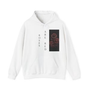 Skull Roses Tattoo Flowers Hoodie, Gothic Sweatshirt, Edgy Pullover, Dark Floral