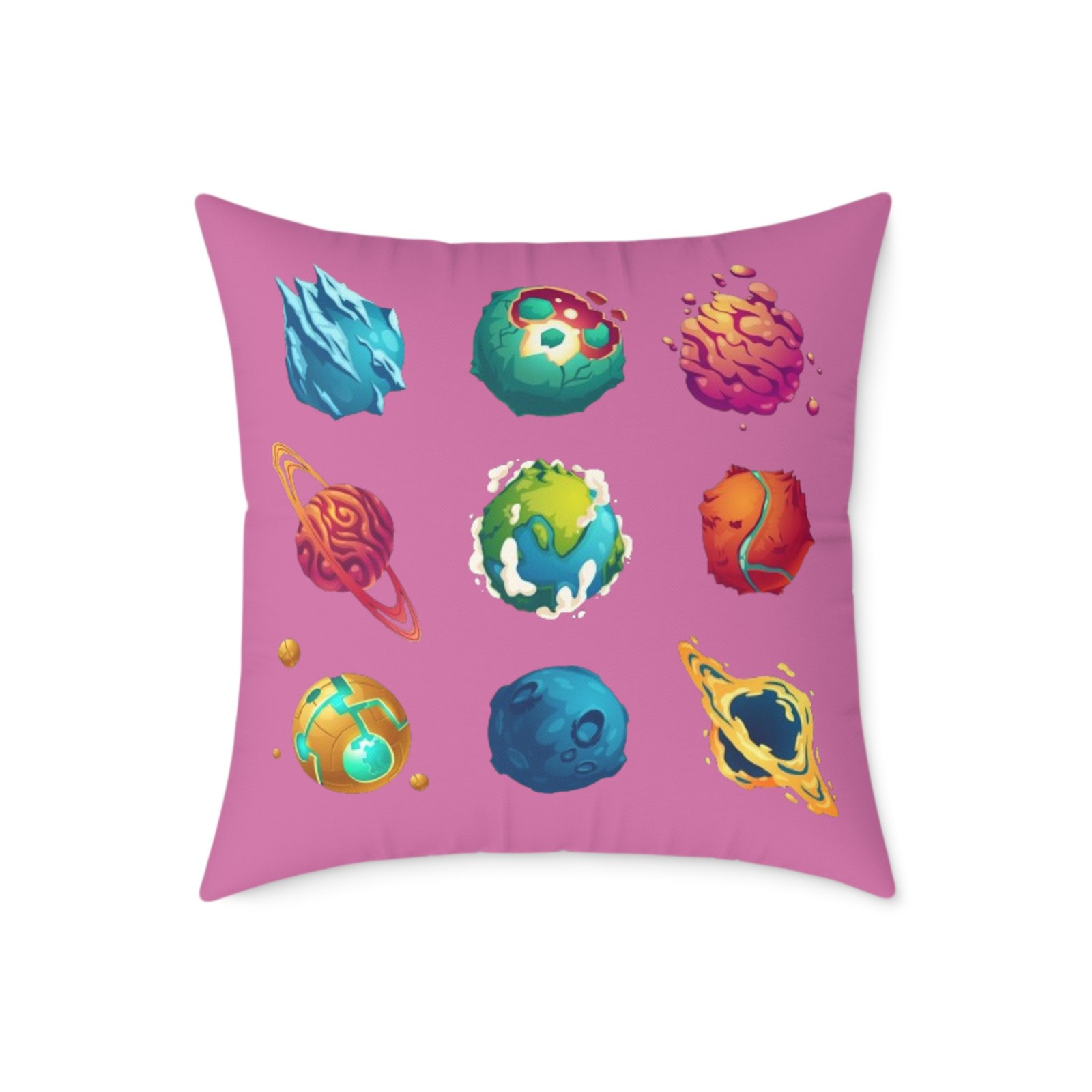 Outer Space Square Poly Canvas Pillow - Image 13