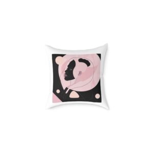 Abstract Square Poly Canvas Pillow