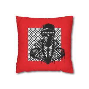 Gangster Square Poly Canvas Pillowcase
