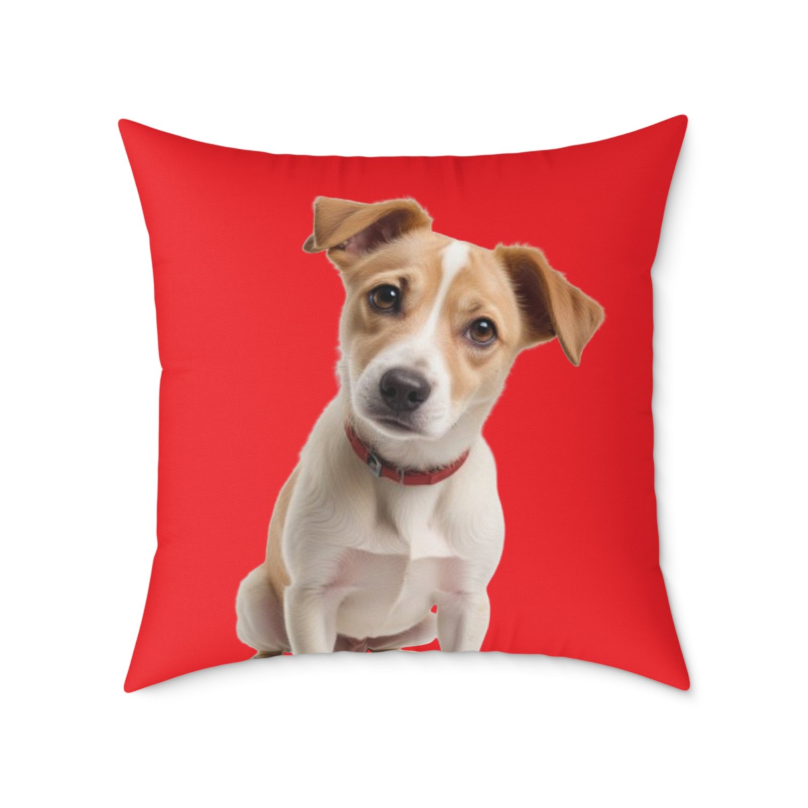 Jack Russell Square Poly Canvas Pillow - Image 17