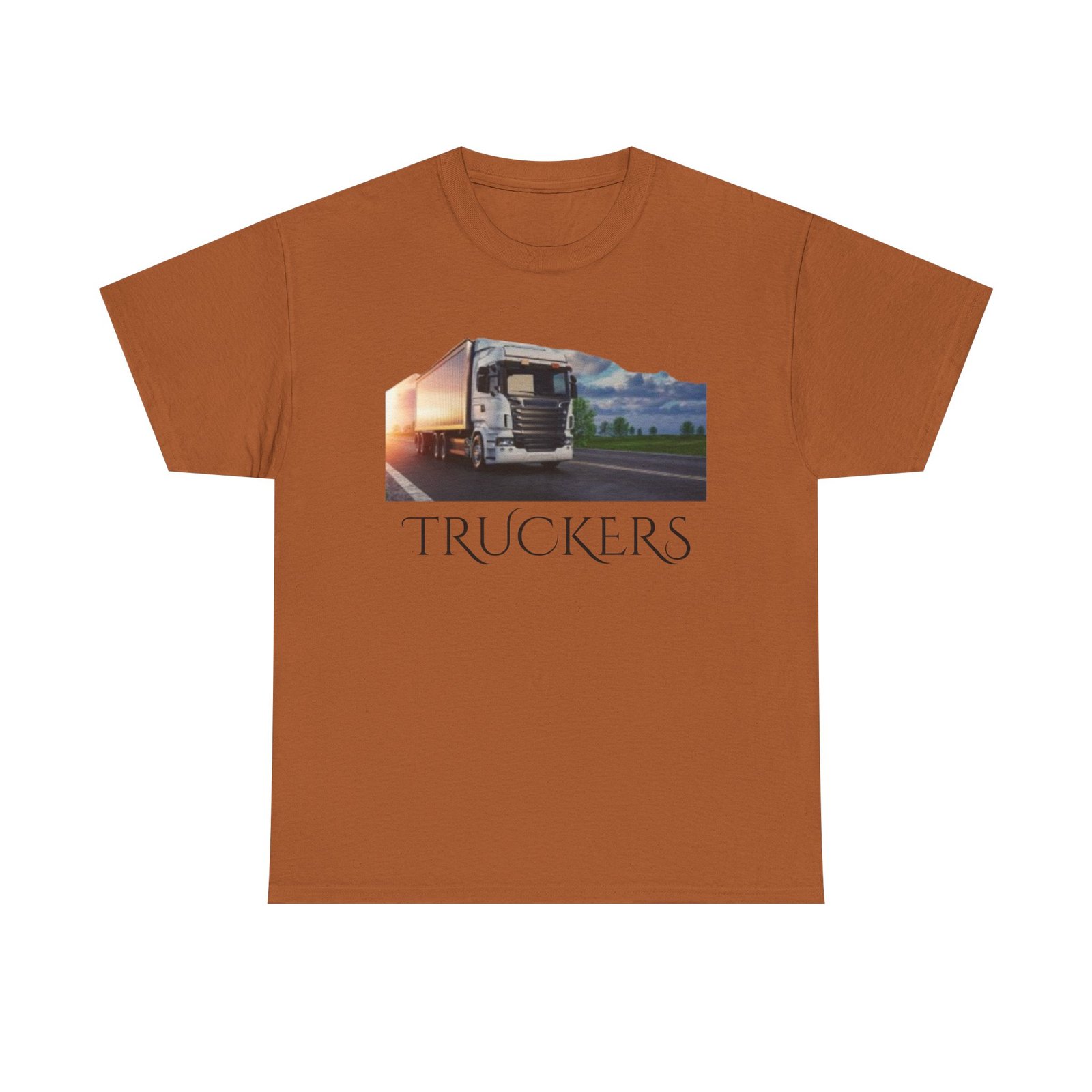 Truckers Lorry Transport Truckers Lorry Unisex Heavy Cotton Tee - Truckers Life, Casual Tee, Truck Driver Gift, Travel Apparel, Road Trip Shirt, Everyday Comfort - Image 13