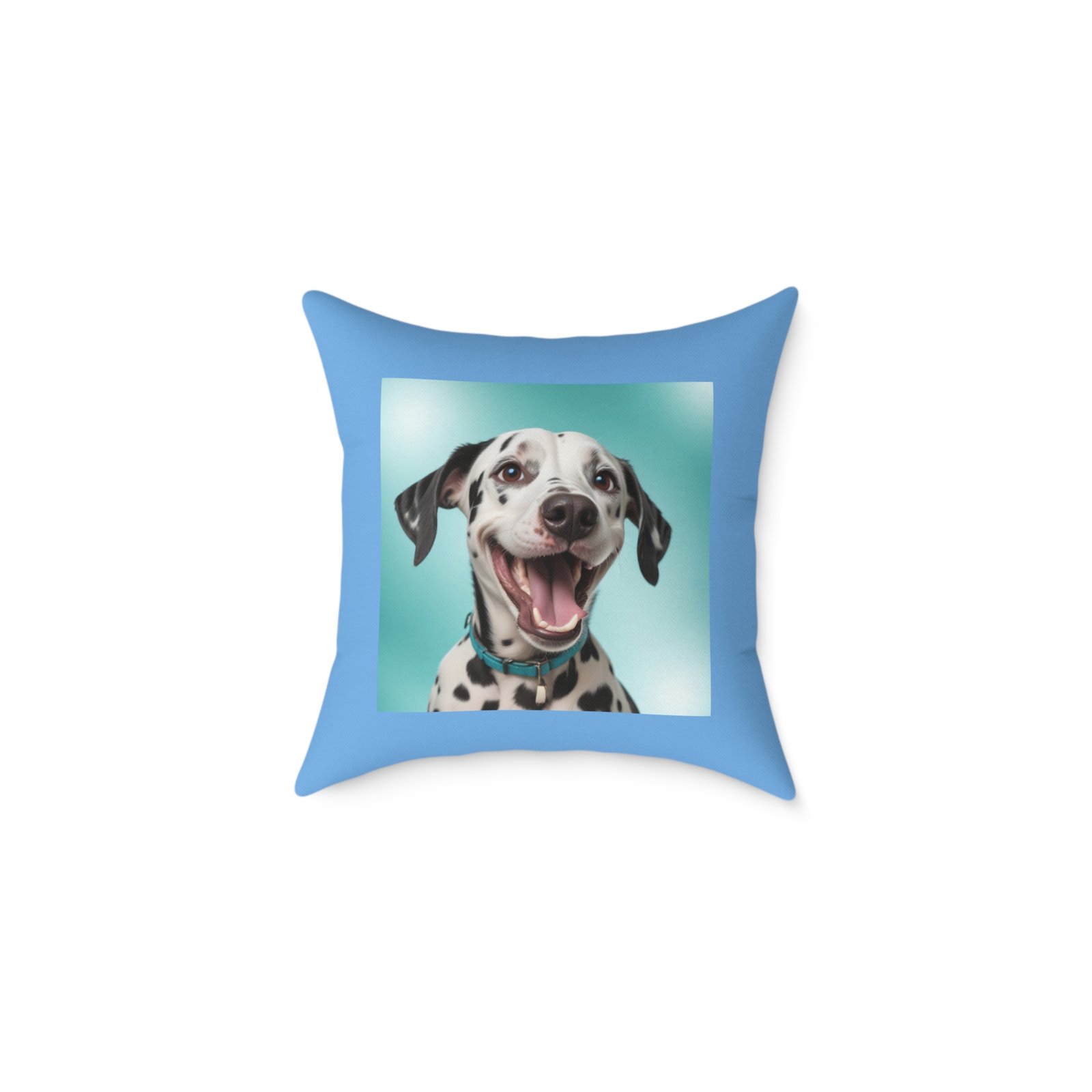 Dalmatian Pet Dog Puppy Cushion 08 Square Poly Canvas Pillow 08 - Image 5