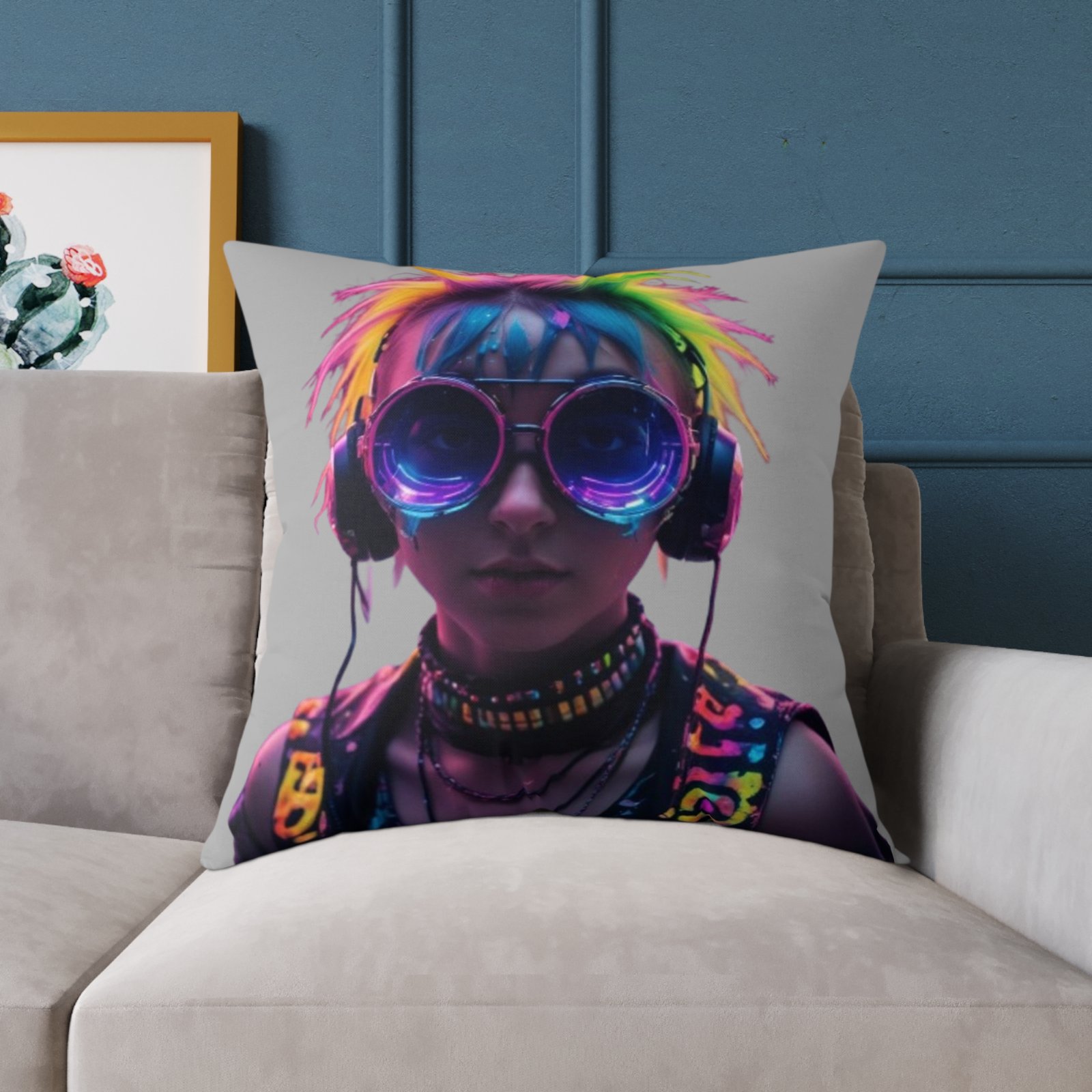 Crazy Square Poly Canvas Pillow - Image 19