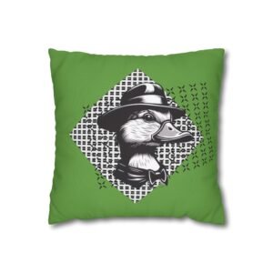 Gangster Square Poly Canvas Pillowcase