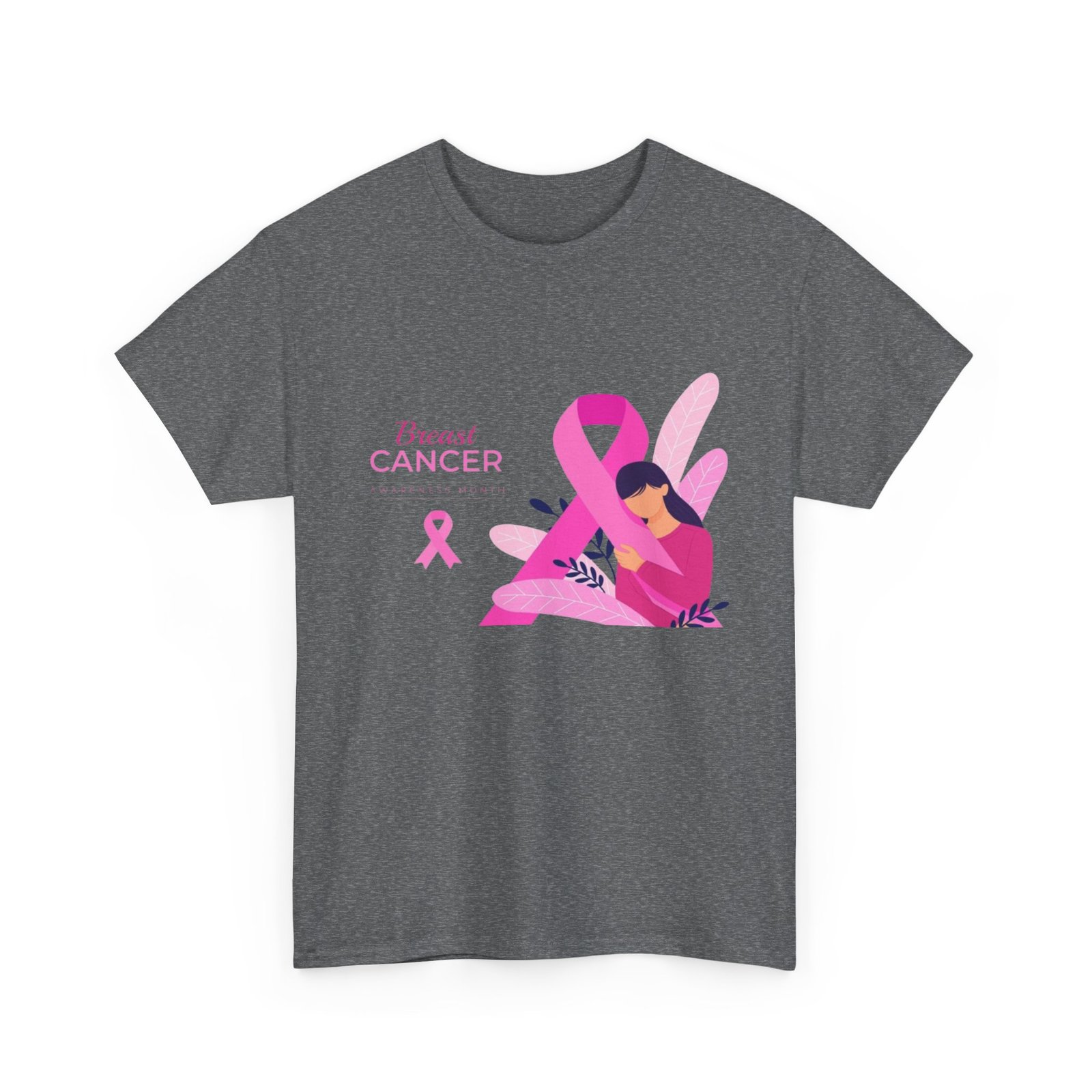Breast Cancer Awareness Unisex Heavy Cotton Tee - Image 51