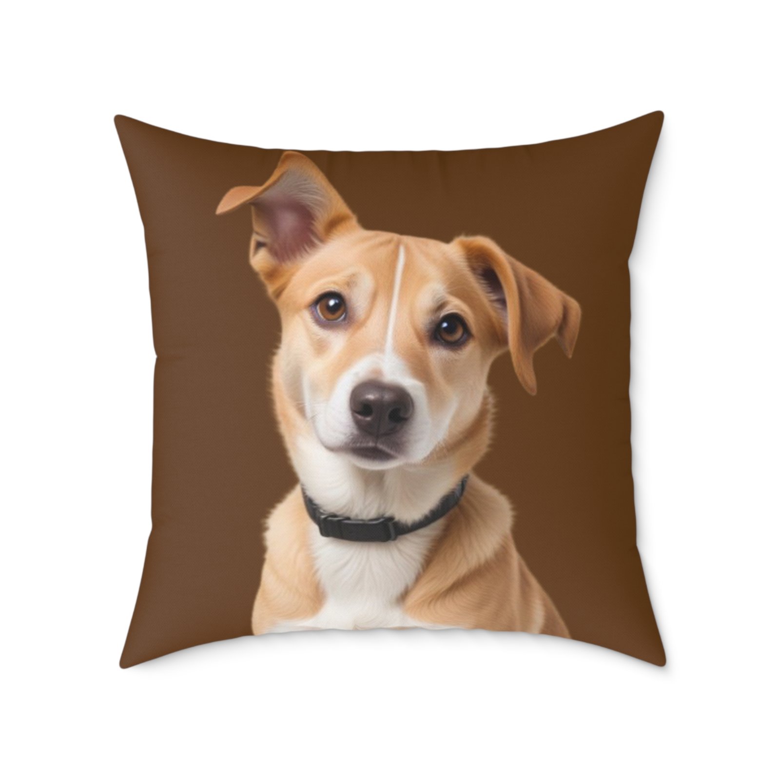 Jack Russell Square Poly Canvas Pillow - Image 17