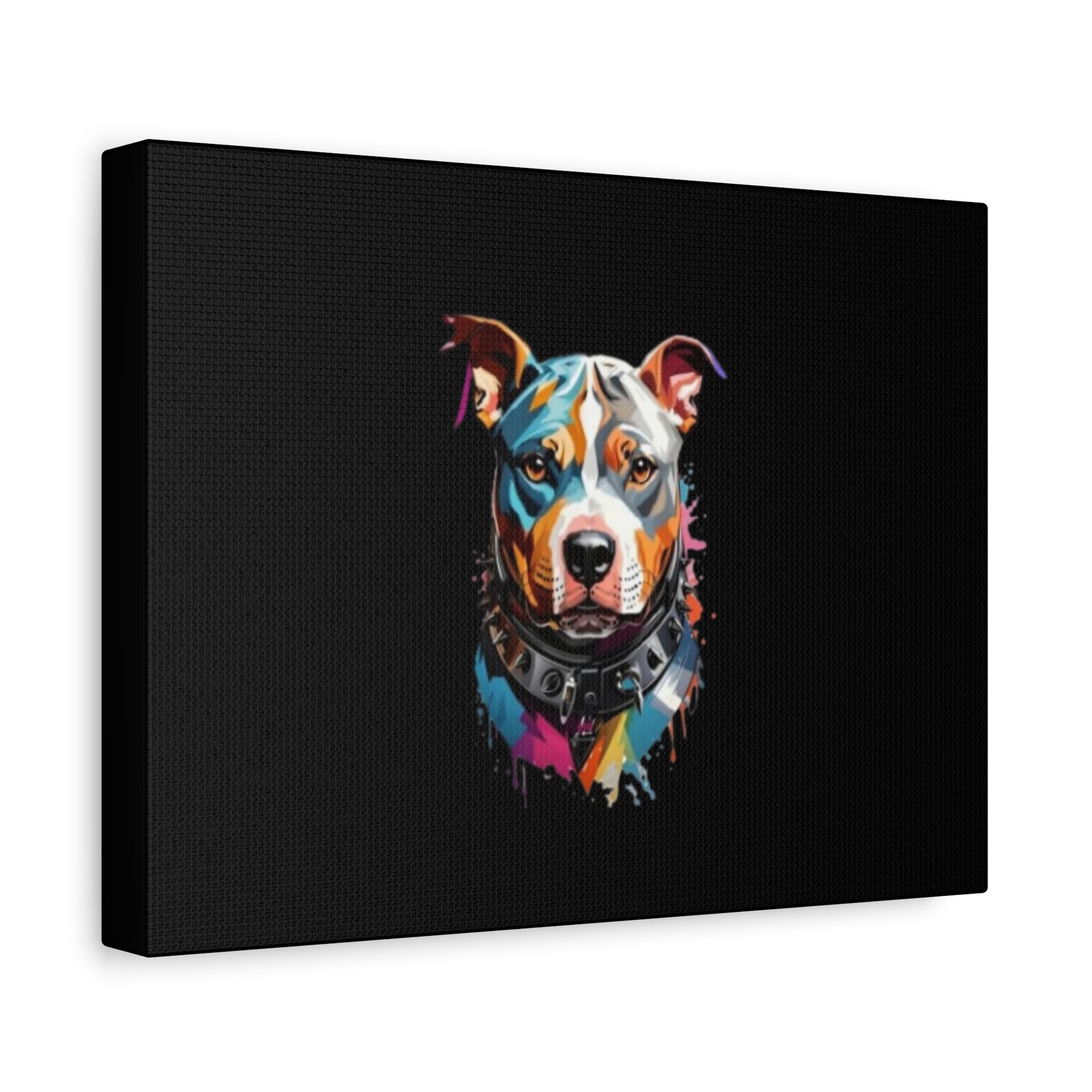 Bull Terrier Dog Canvas Art - 1.25" Stretched Matte Print for Pet Lovers - Image 6