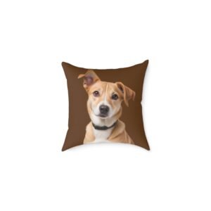 Jack Russell Square Poly Canvas Pillow