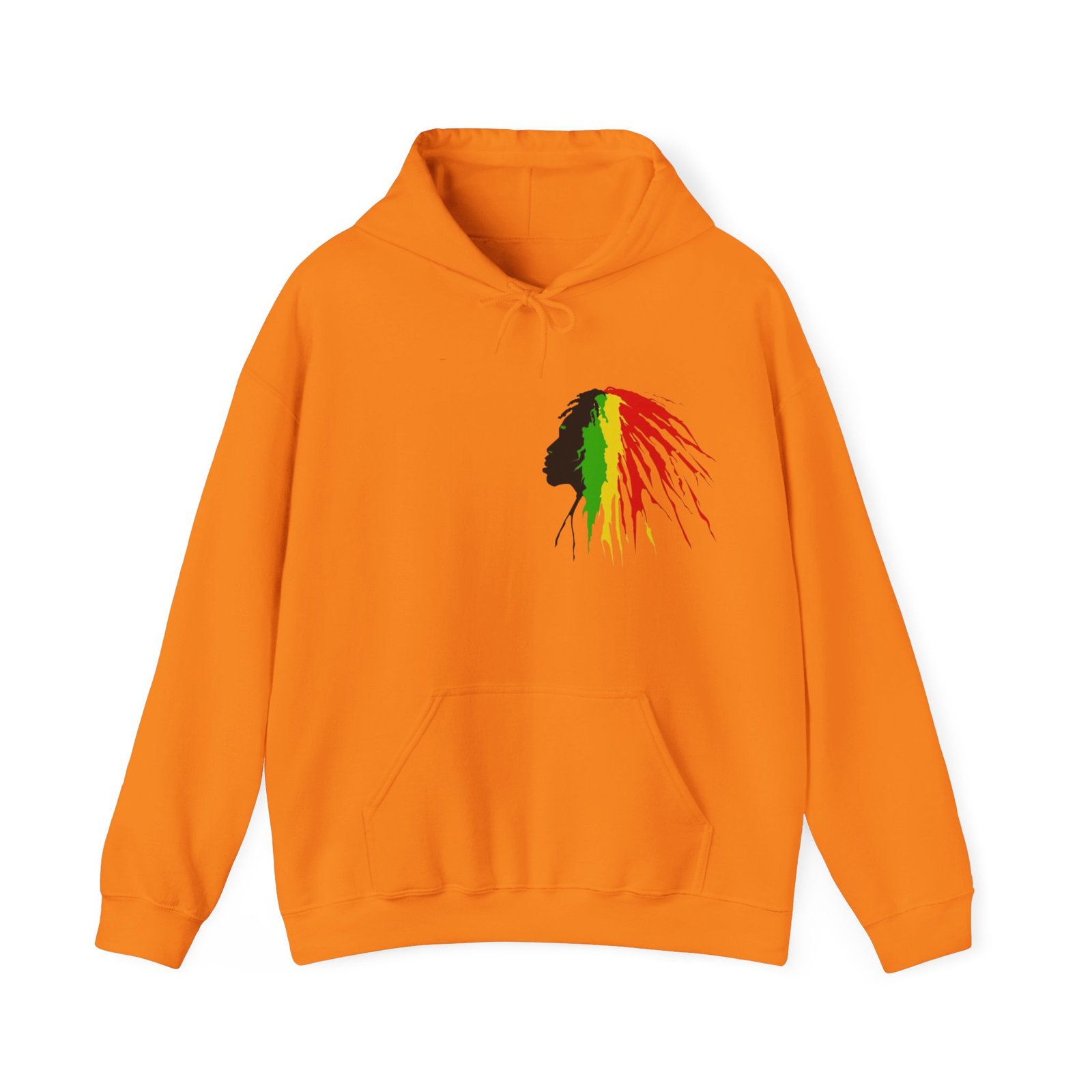 Quote Rasta Reggae Jamaica Hoodie Unisex Heavy Blend™ Hooded Sweatshirt 08 - Image 25