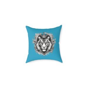 Tiger Square Poly Canvas Pillow