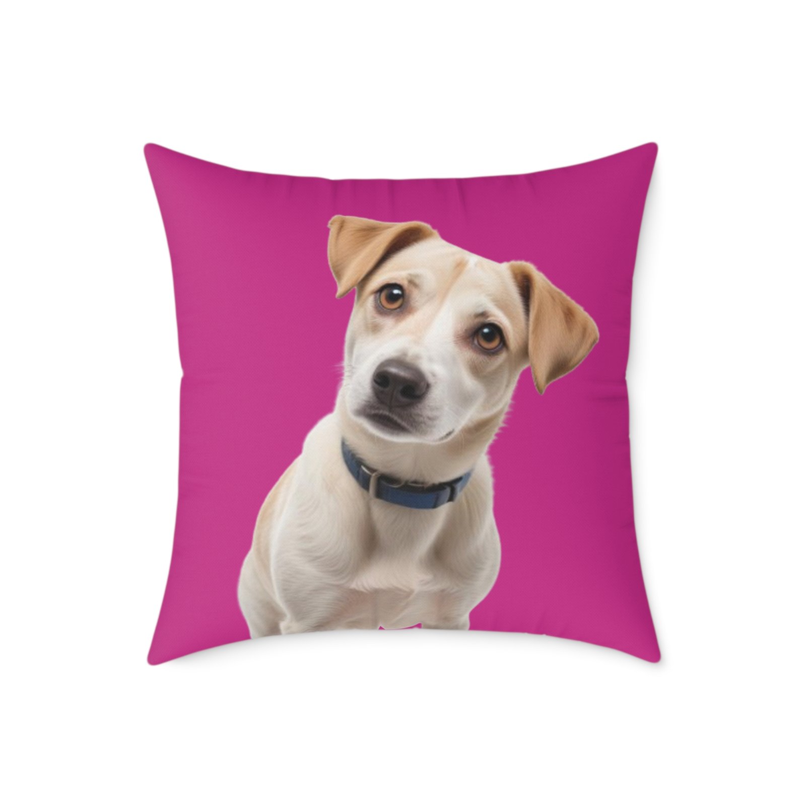 Jack Russell Square Poly Canvas Pillow - Image 13