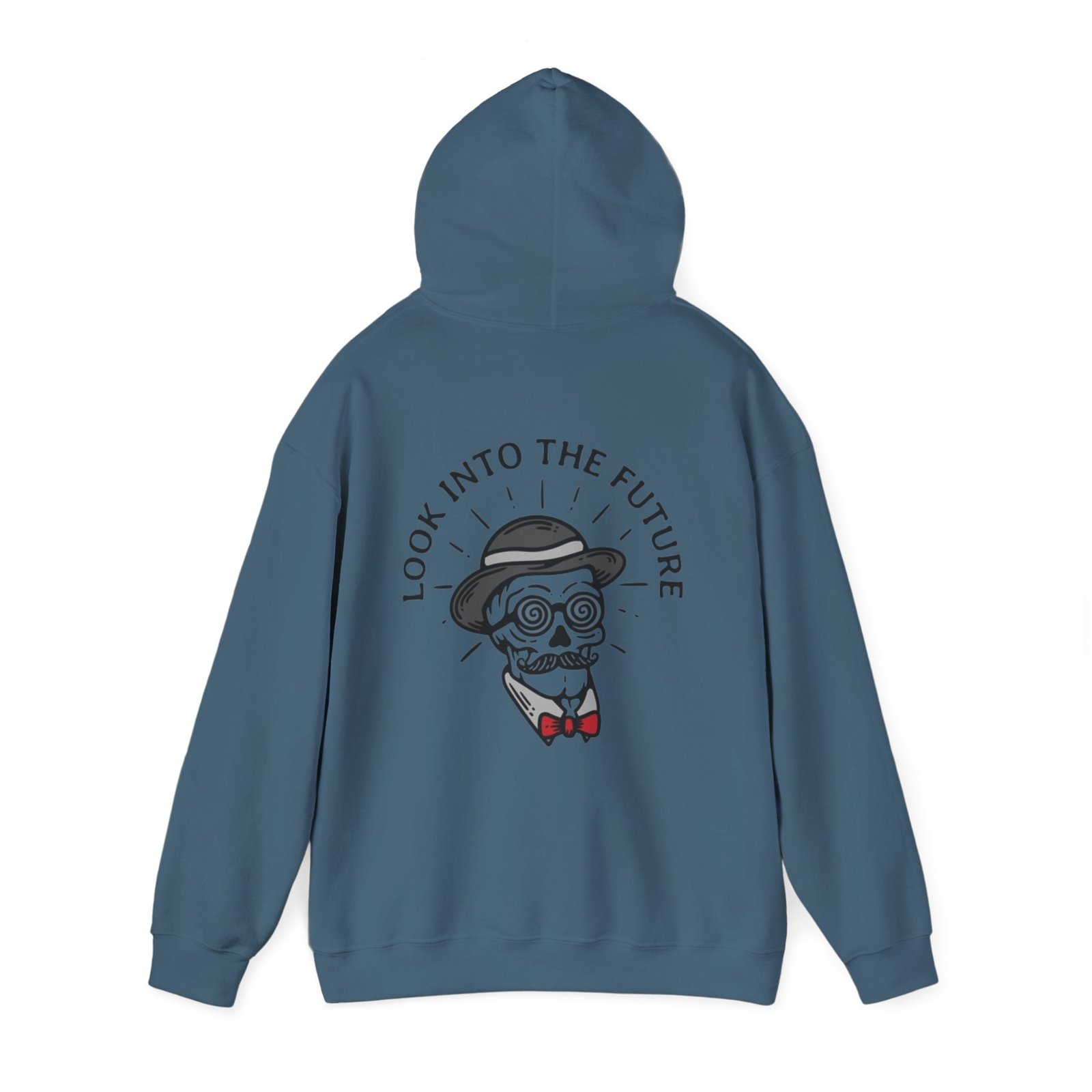 Gangster Skull Tattoo Hooded Sweatshirt. Unisex Heavy Blend™ Hooded Sweatshirt - Image 51