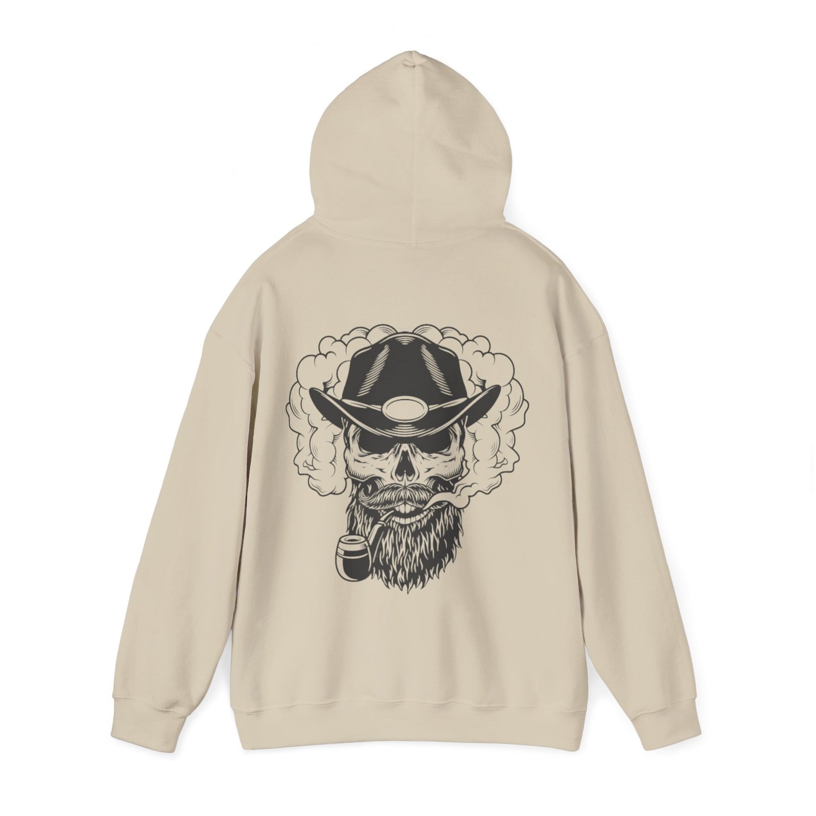 Gangster Skull Tattoo Hooded Sweatshirt. Unisex Heavy Blend™ Hooded Sweatshirt - Image 15