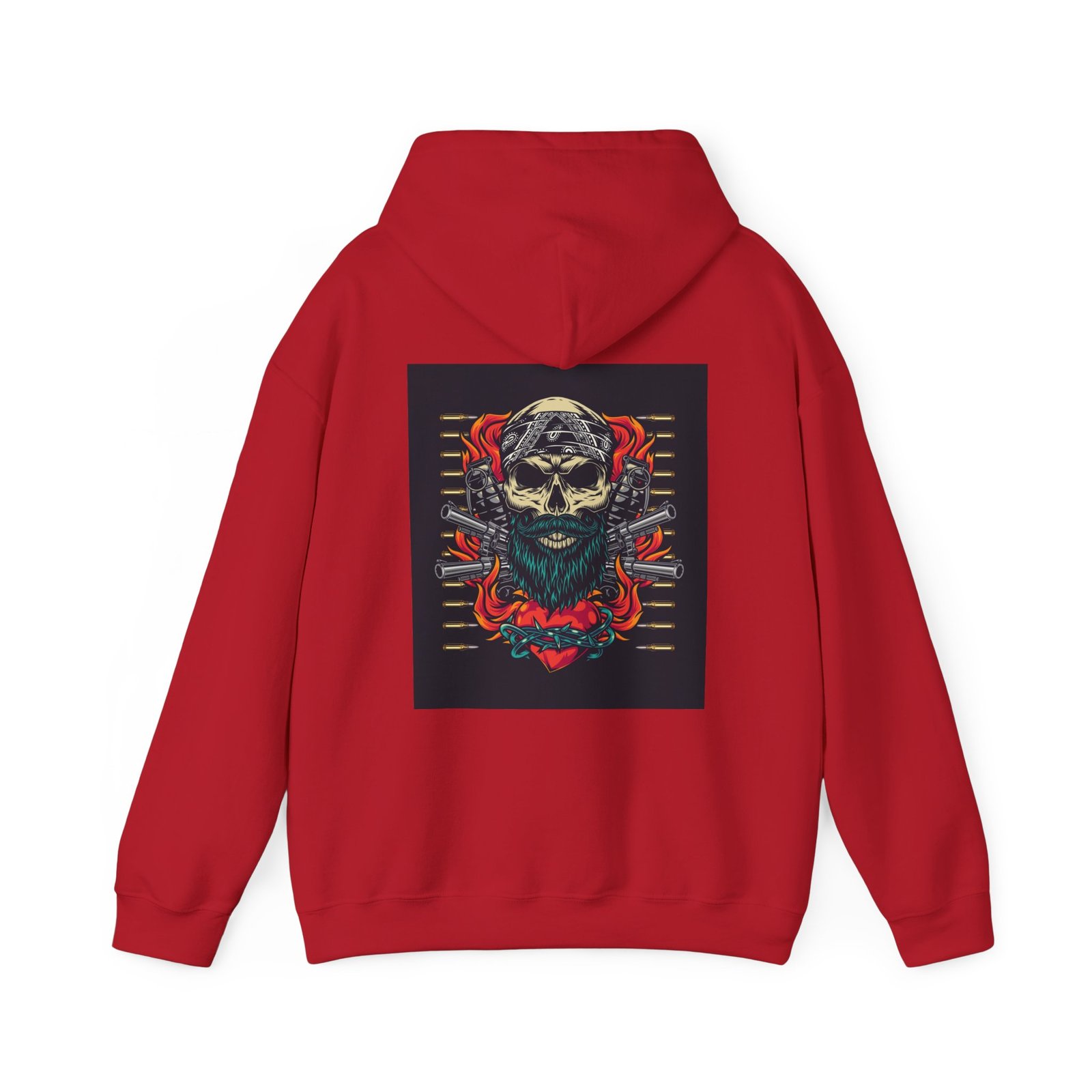 Skull Tattoo Unisex Heavy Blend™ Hooded Sweatshirt - Image 62
