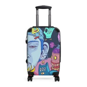 Graffitti Spray Can Art Prin t Suitcase Graffitti Luggage, Flight Case, Holiday Case, Travel Case, Graffiti G ift, Beach Case, Shopping Case