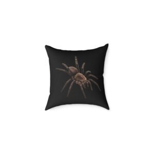 Spider Square Poly Canvas Pillow