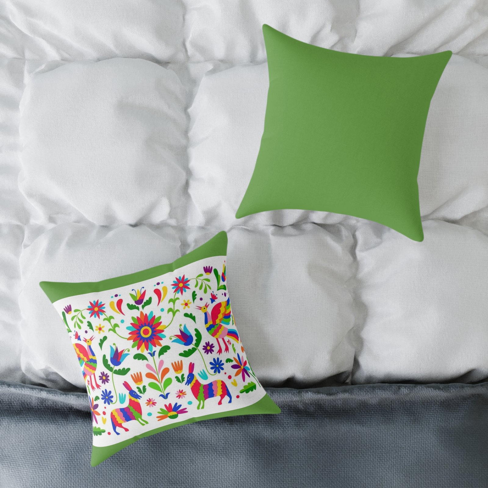 Mexico Square Poly Canvas Pillow - Image 8