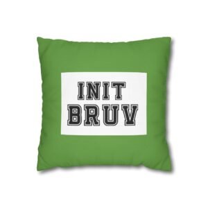 Bruv Square Poly Canvas Pillowcase