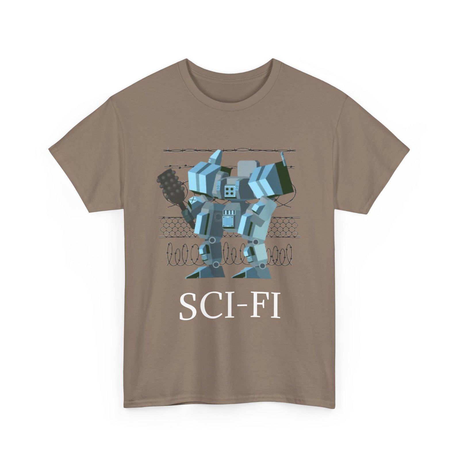 Sci-Fi Robot Futuristic Tee, Unisex Cotton T-Shirt, Geeky Clothing, Perfect Gift for Sci-Fi Lovers, Casual Wear, Unique Graphic Tee - Image 27