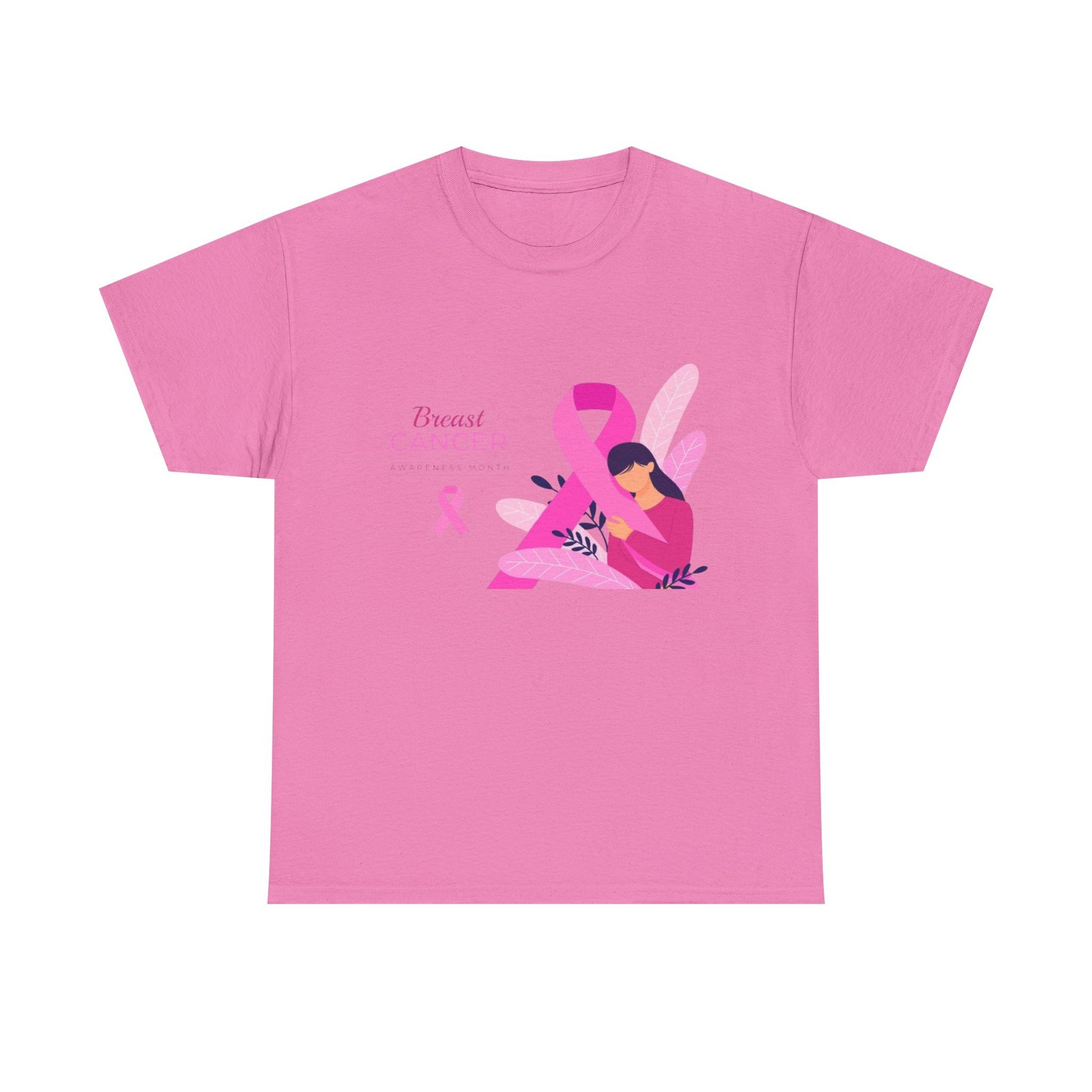 Breast Cancer Awareness Unisex Heavy Cotton Tee - Image 65