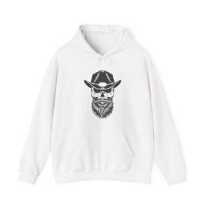 Gangster Skull Tattoo Hooded Sweatshirt. Unisex Heavy Blendâ„¢ Hooded Sweatshirt