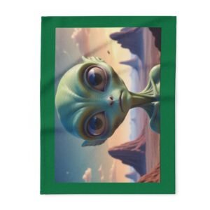 Alien Arctic Fleece Blanket 08