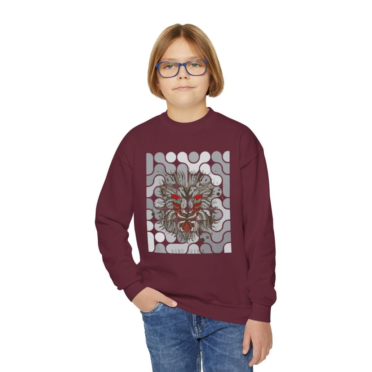 Another Level Brand Youth Crewneck Sweatshirt - Image 3