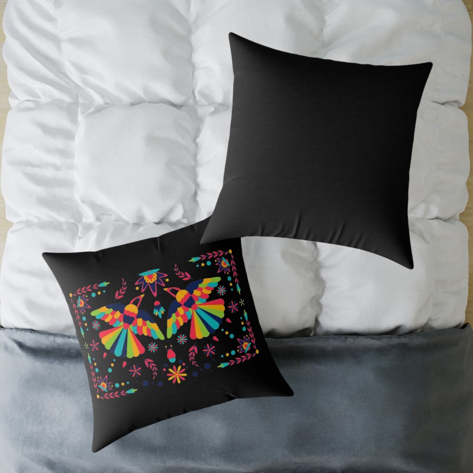 Mexico Square Poly Canvas Pillow - Image 20