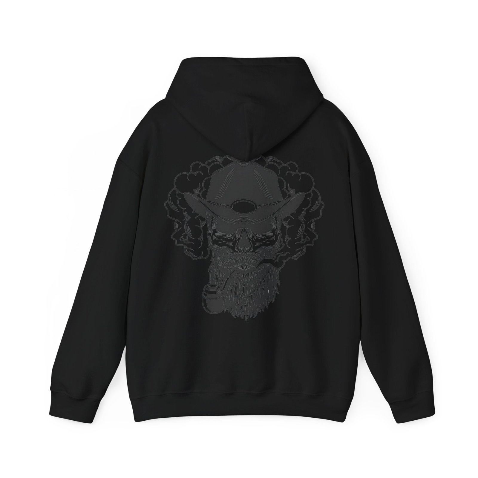 Gangster Skull Tattoo Hooded Sweatshirt. Unisex Heavy Blend™ Hooded Sweatshirt - Image 10