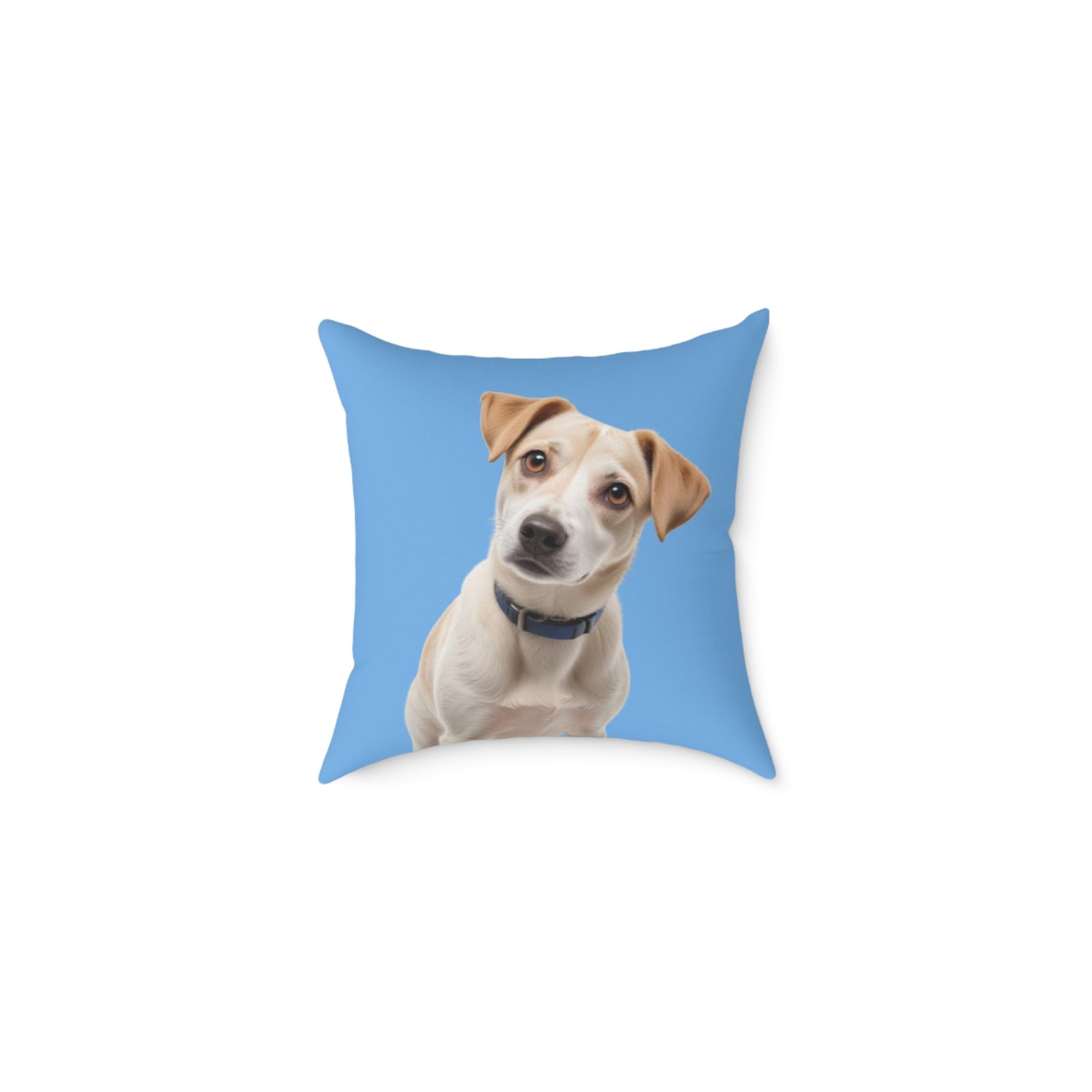 Jack Russell Square Poly Canvas Pillow