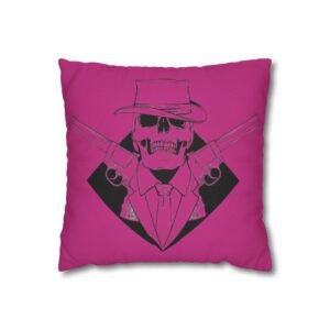 Gangster Square Poly Canvas Pillowcase